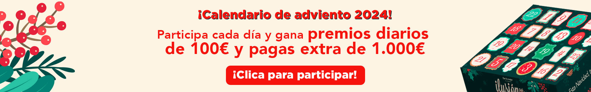 Calendario de Adviento - Haz click para acceder